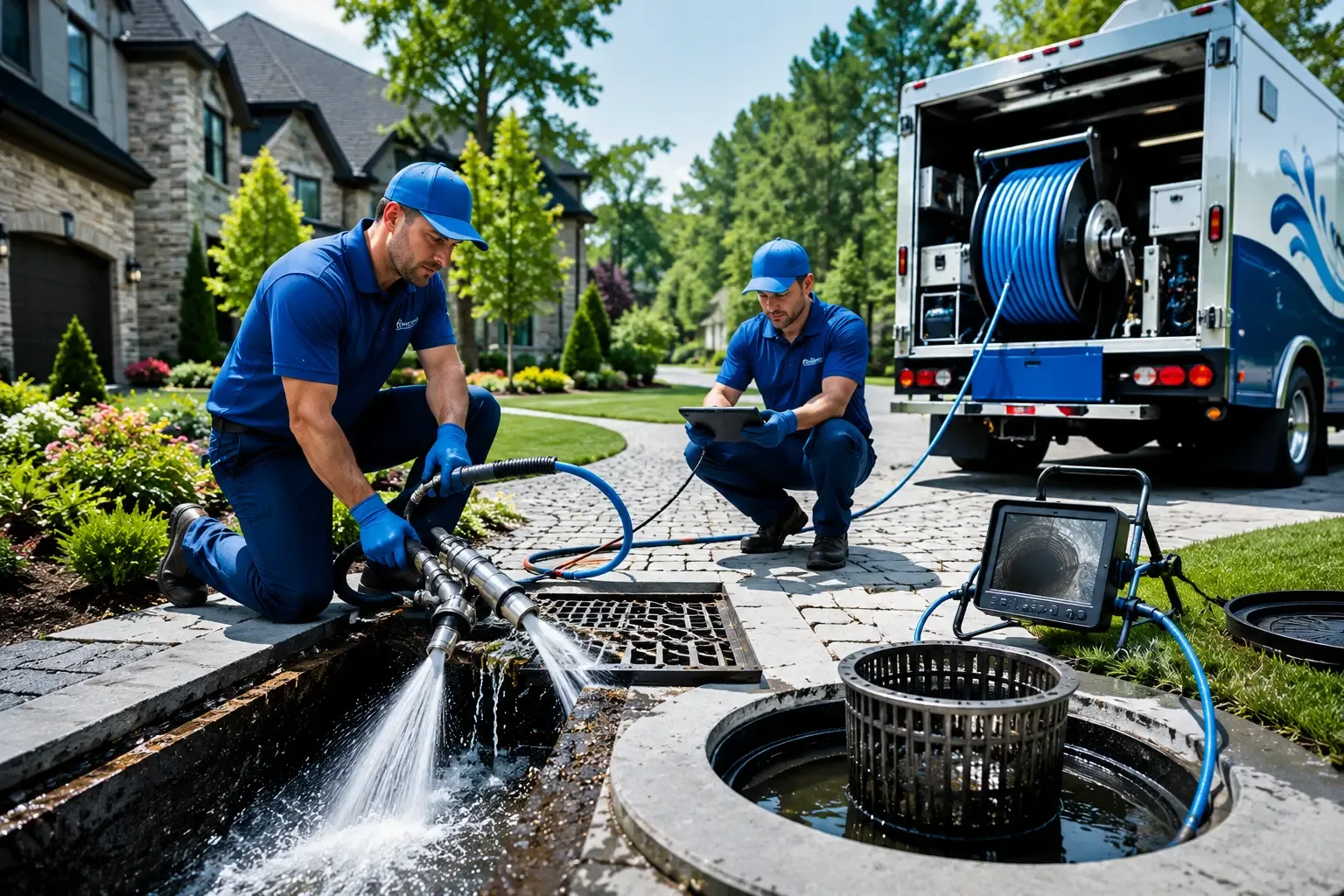 Local outdoor drain cleaning professionals in Orange, CT