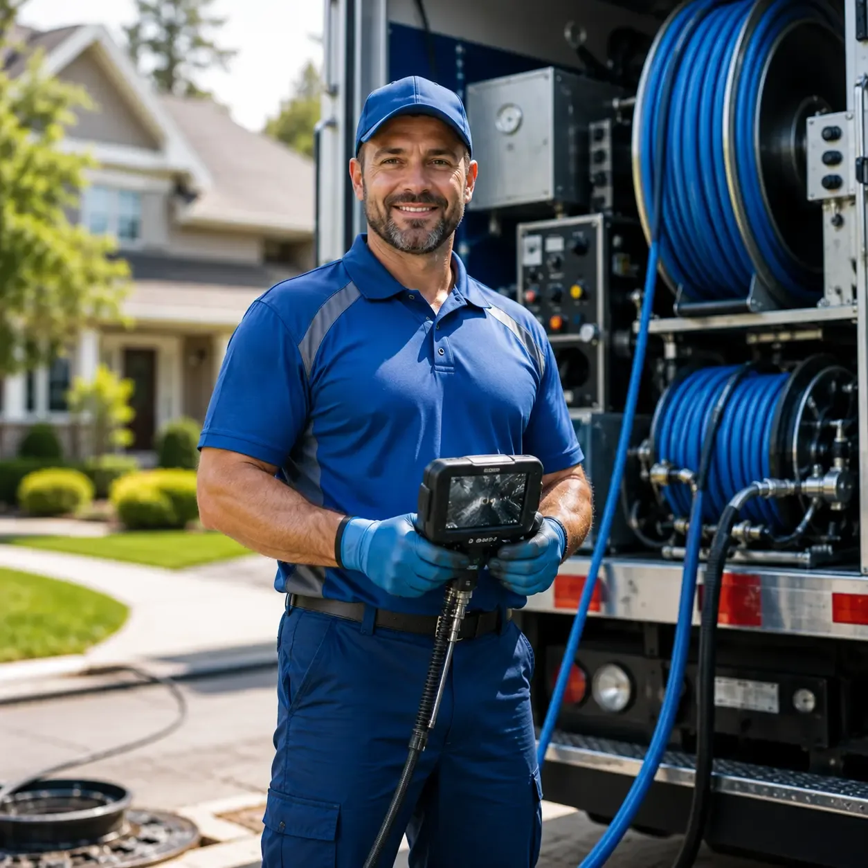 Local outdoor drain cleaning specialists in Orange, CT